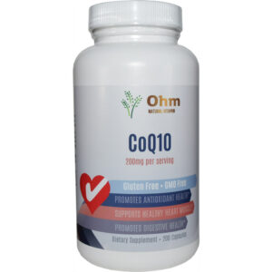 CoQ10 – 200MG PER SERVING – 200 CAPSULES