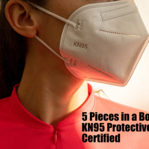 KN95 MASK – CERTIFIED – 5 PIECES IN A BOX